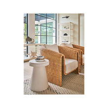 Madeira Accent Table In White Sand Color