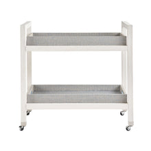 Jupiter Bar Cart In White Sand/Blue Seagrass Color