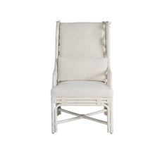 Santa Rosa Arm Chair In White Rattan Color