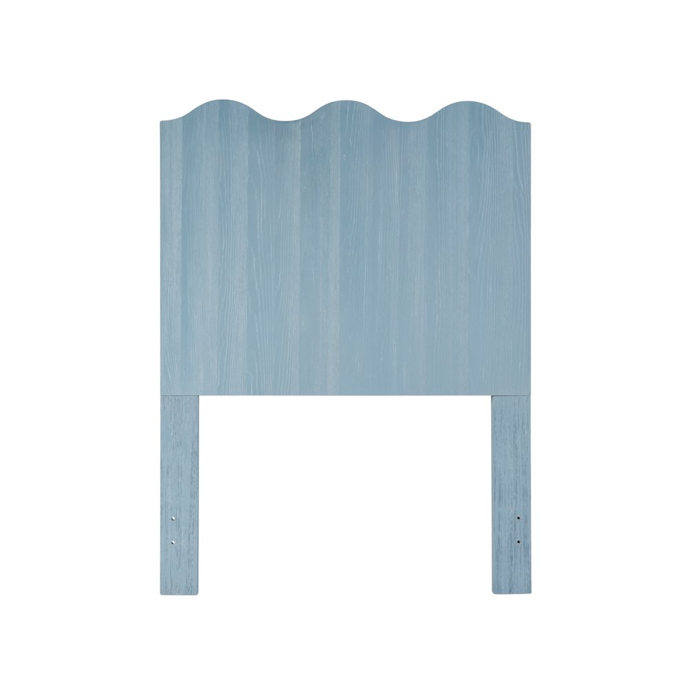Surf City Bed Headboard Twin In Sky Blue Color