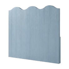 Engineered Wood Twin Headboard with Back Panel, Hand-Finished Coastal Style