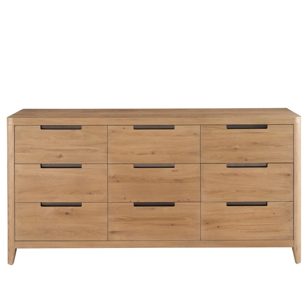Walker Drawer Dresser In Organic Natural Oak Color