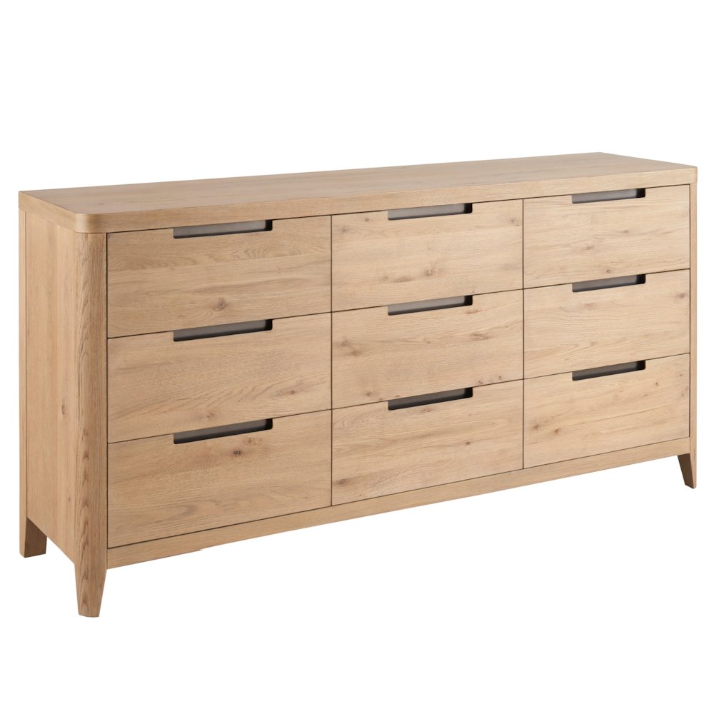 Walker Drawer Dresser In Organic Natural Oak Color