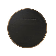 Orion Mirror  In White Satin Bronze Color