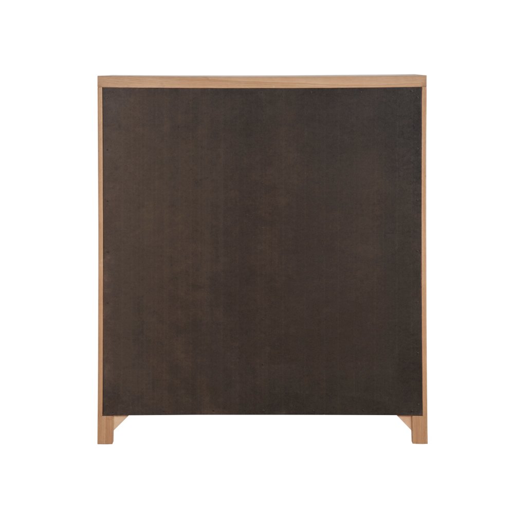 Walker Drawer Chest In Organic Natural Oak Color
