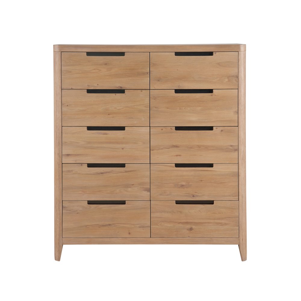 Walker Drawer Chest In Organic Natural Oak Color