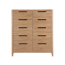 Walker Drawer Chest In Organic Natural Oak Color