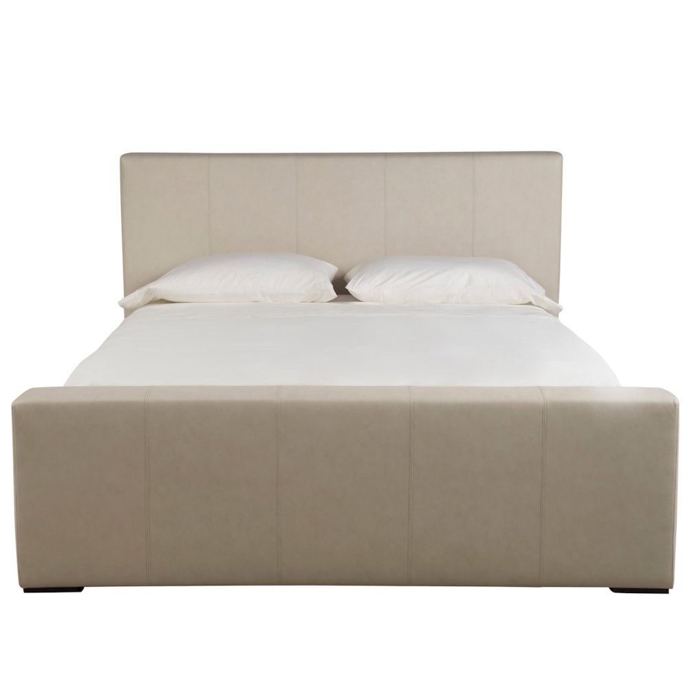 Bowie Bed King In Aged Satin Pewter Color