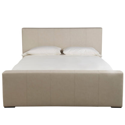 Bowie Bed King In Aged Satin Pewter Color