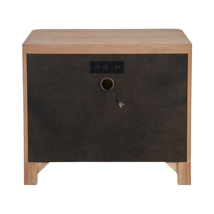 Walker Nightstand In Organic Natural Oak Color