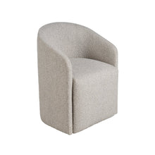 Marlow Dining Chair In Aged Satin Pewter Color