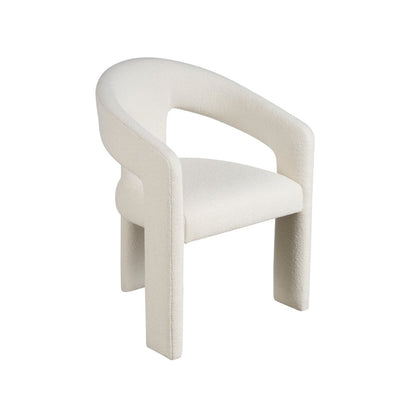 Vesper Chair In Aged Satin Pewter Color
