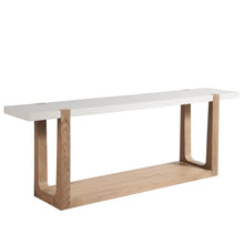 Ellis Console Table In Organic Natural Oak Color