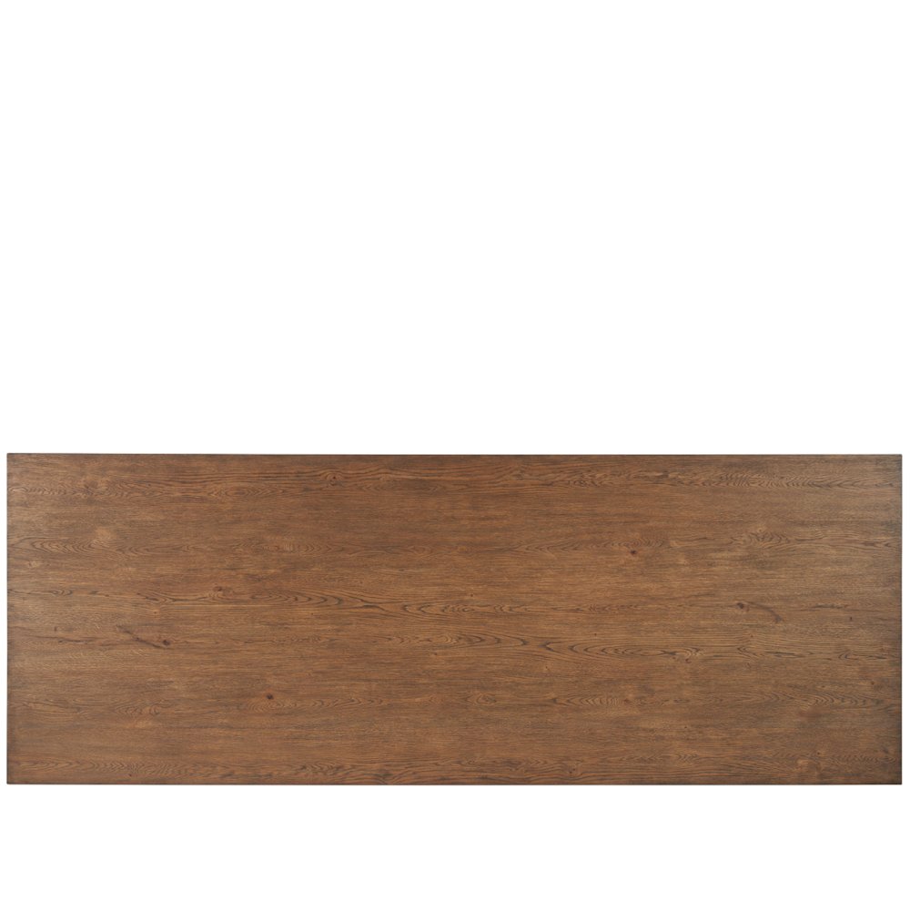 Eden Dining Table In Medium Brown Oak Color