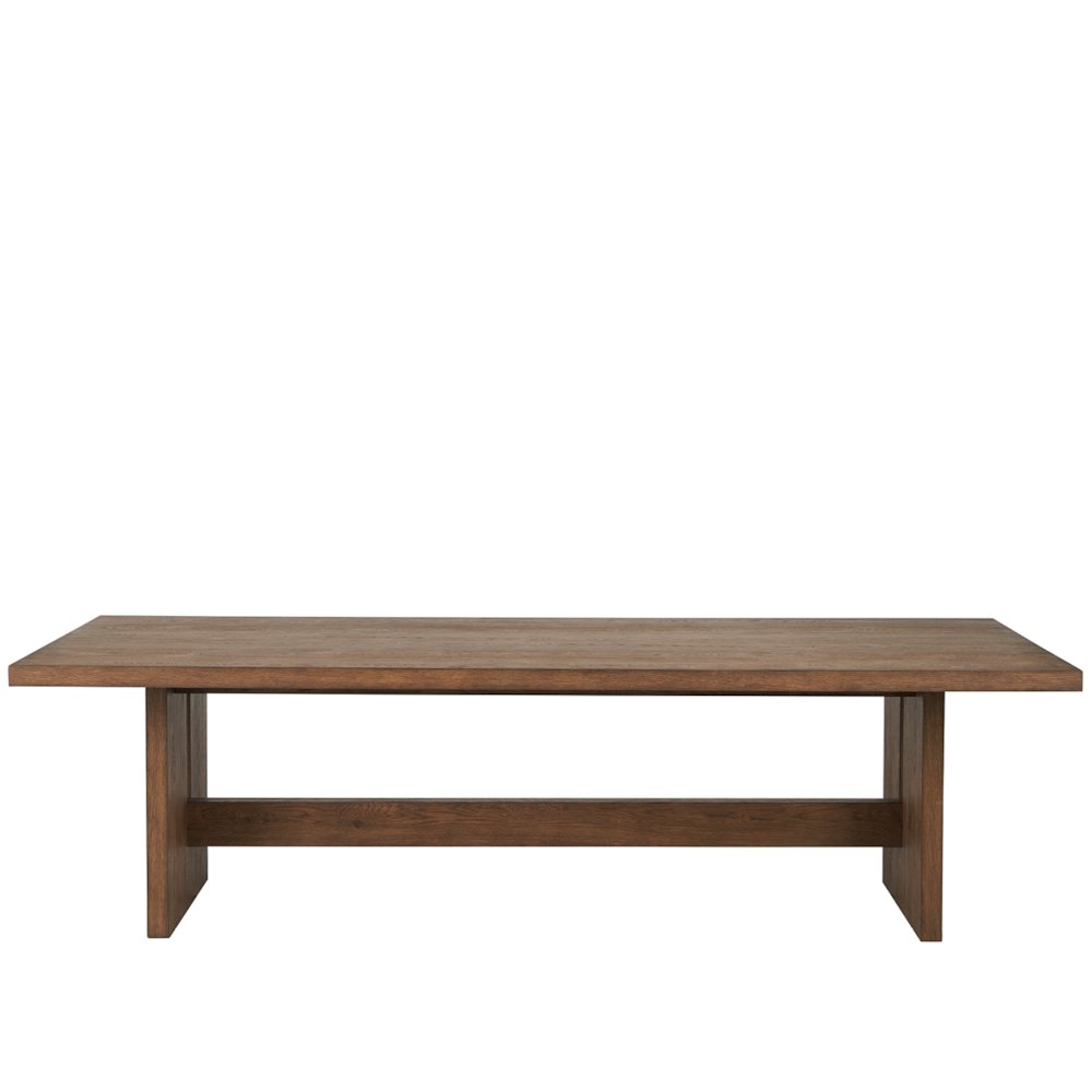 Eden Dining Table In Medium Brown Oak Color