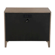 Cove Drawer Nightstand In Gray Oak Color