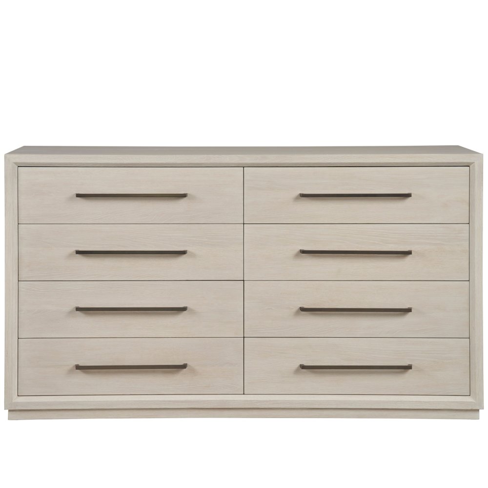 Astrid Drawer Dresser In Whie Oak Color