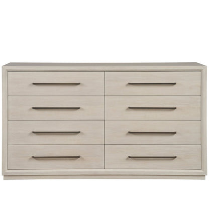 Astrid Drawer Dresser In Whie Oak Color