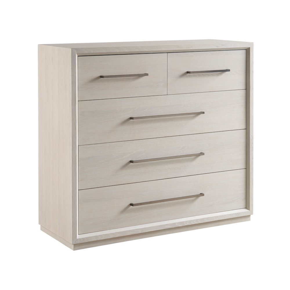 Astrid Drawer Chest In White Oak Color
