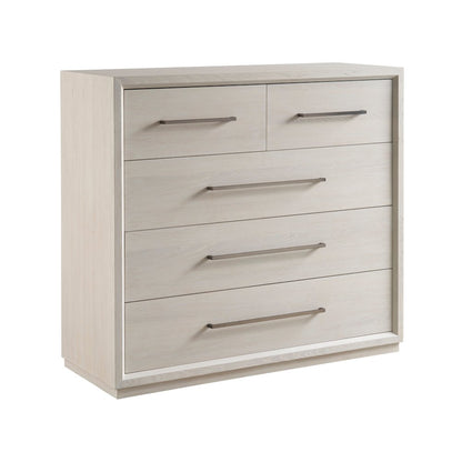 Astrid Drawer Chest In White Oak Color
