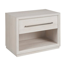 Astrid Drawer Nightstand In White Oak Color