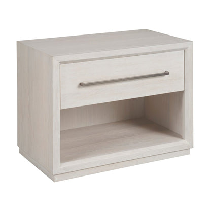 Astrid Drawer Nightstand In White Oak Color