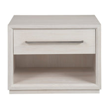 Astrid Drawer Nightstand In White Oak Color