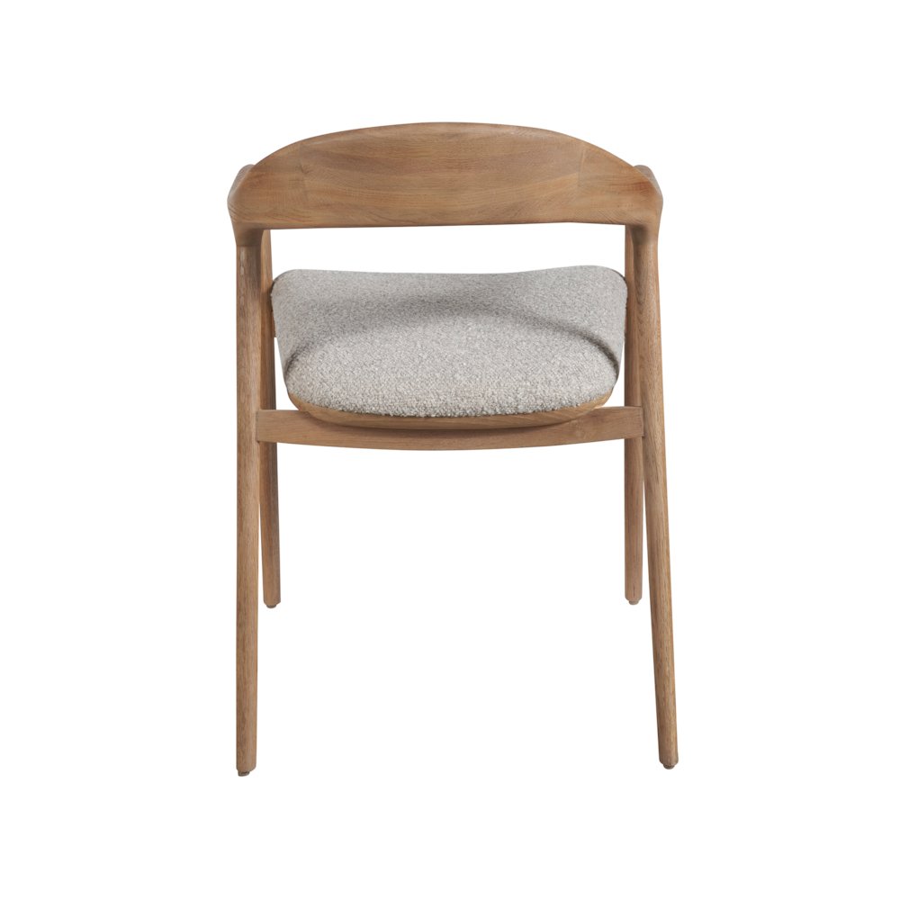 Echo Dining Arm Chair In Natural Oak  Color