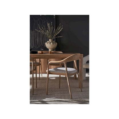 Echo Dining Arm Chair In Natural Oak  Color