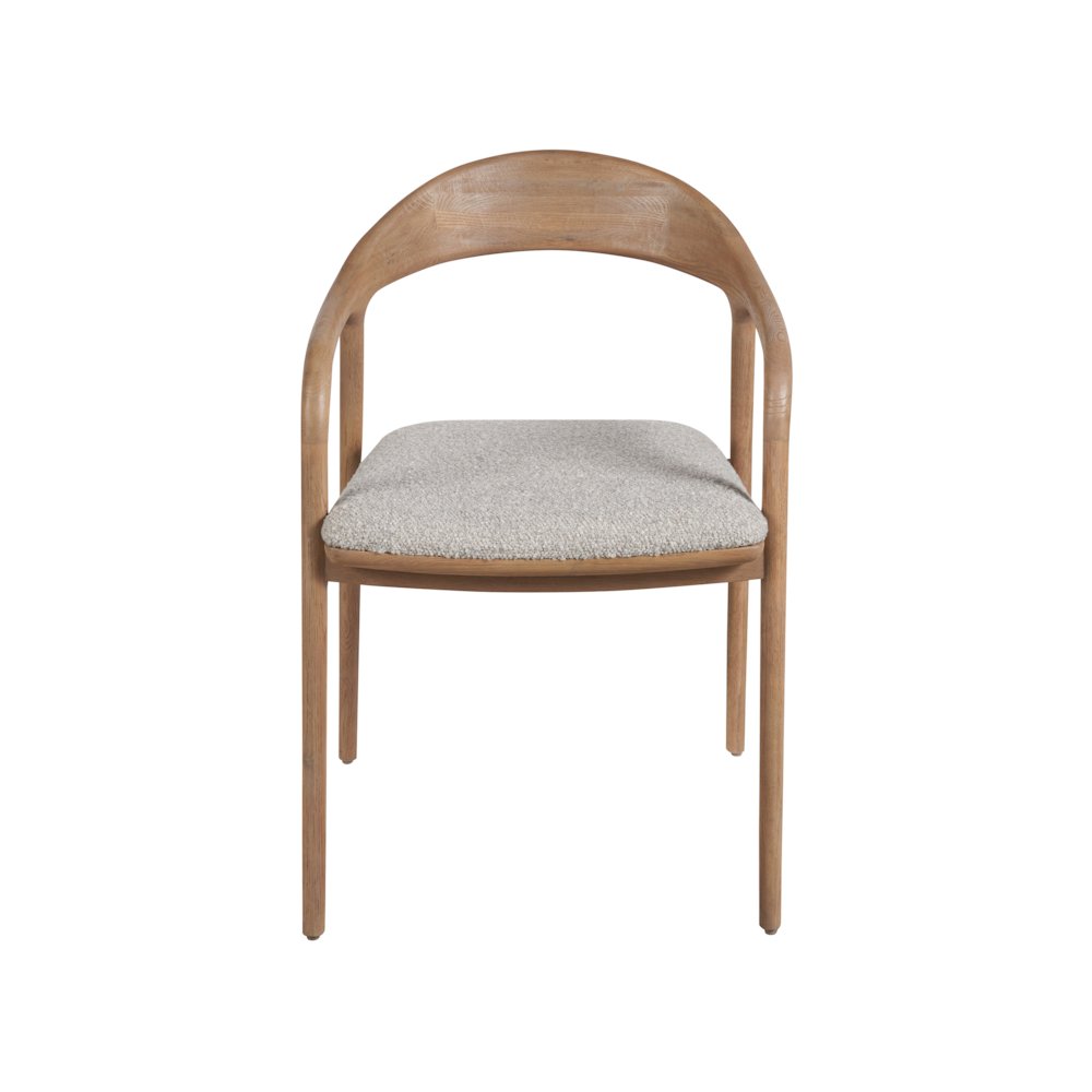 Echo Dining Arm Chair In Natural Oak  Color