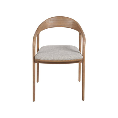 Echo Dining Arm Chair In Natural Oak  Color