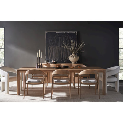 Echo Dining Arm Chair In Natural Oak  Color