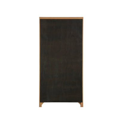 Zella Display Cabinet In Natural Oak  Color
