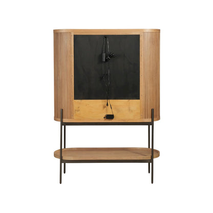 Linnea Bar Cabinet In Natural Oak  Color