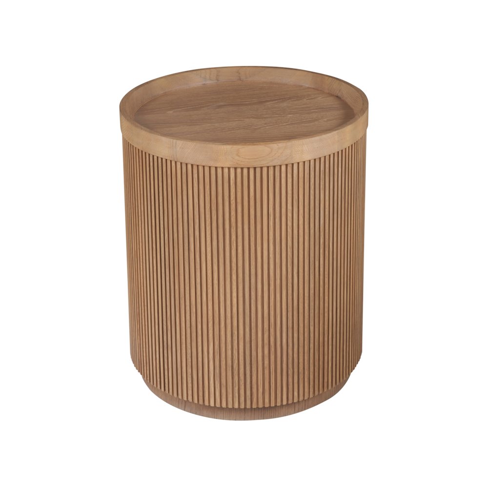 Lumi Side Table In Natural Oak  Color