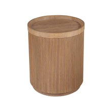 Lumi Side Table In Natural Oak  Color