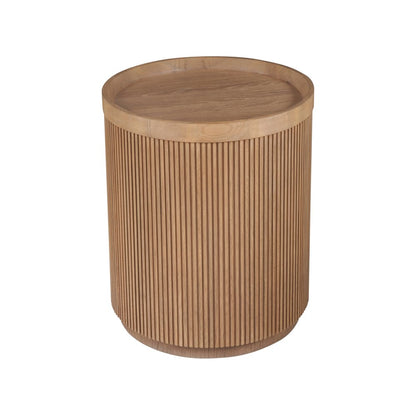 Lumi Side Table In Natural Oak  Color