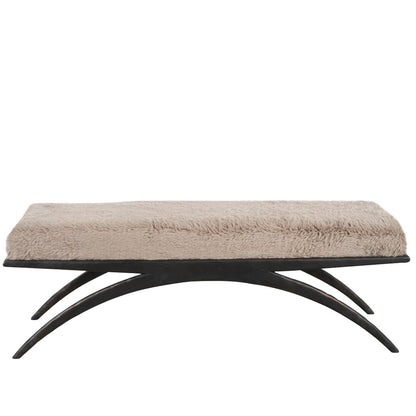 Nola Bench In Bronze Color