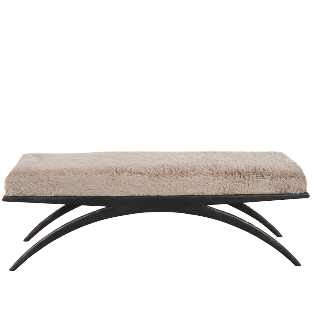 Nola Bench In Bronze Color