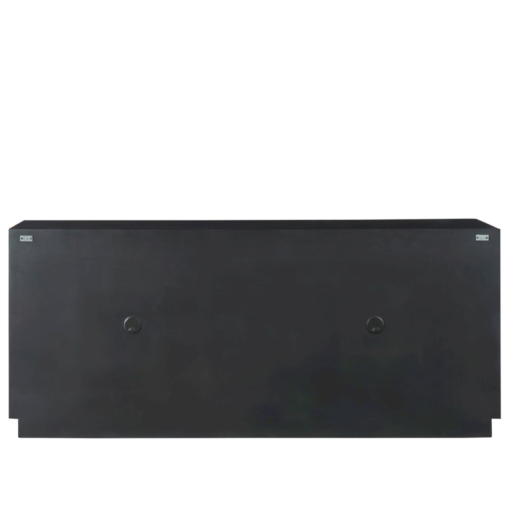 Noir Credenza In Rubbed Iron Color