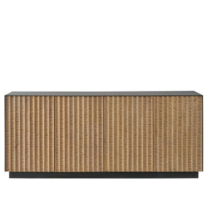 Noir Credenza In Rubbed Iron Color