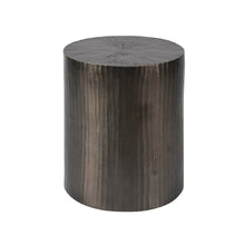 Asher Round End Table In Graphite Color