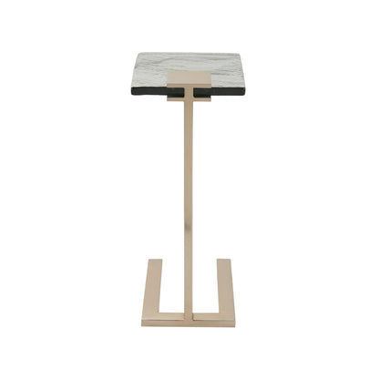 Axis Martini Table In Champagne Gold Color
