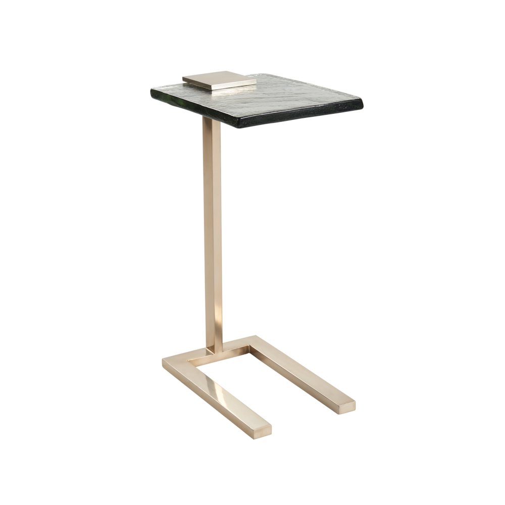 Axis Martini Table In Champagne Gold Color