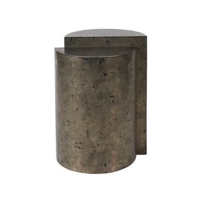 Cosmo End Table In Pyrite Color