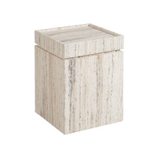Daxton Accent Table In White Travertine Color