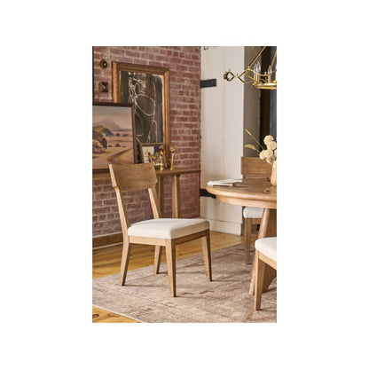 Sienna Wood Back Side Chair (Set of 2)  in Sienna Color