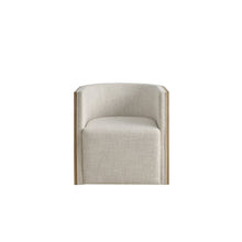 Tanner Swivel Chair in White Oak Color