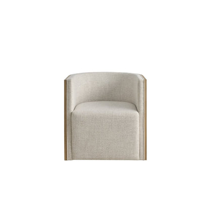 Tanner Swivel Chair in White Oak Color