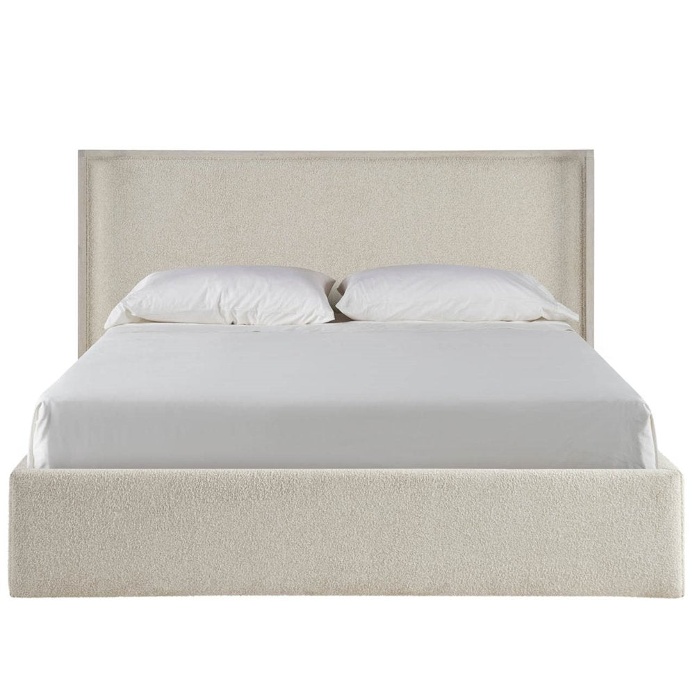 Owen Storage Bed King in White Oak Color